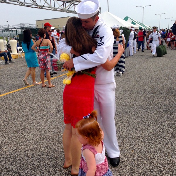 Nephew-in-law, homecoming 2014, US Navyy