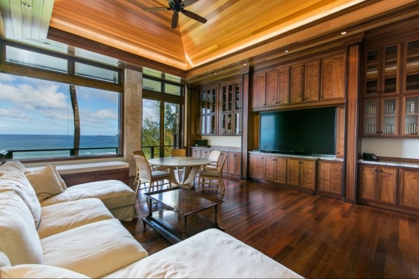 Media room and library