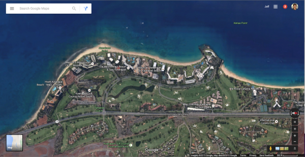 Kaanapali Beach Google Earth