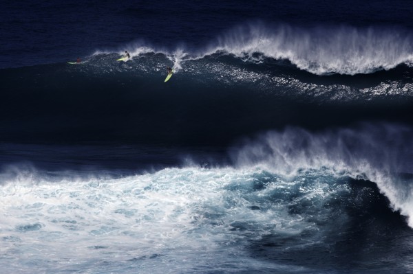 Peahi (Jaws) less than a mile from the house