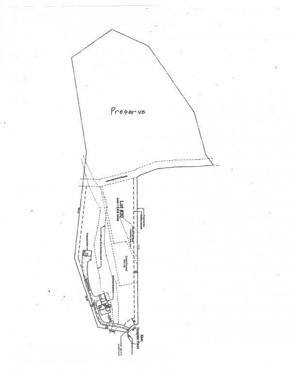 118 E Huapala Pl Lot Outline