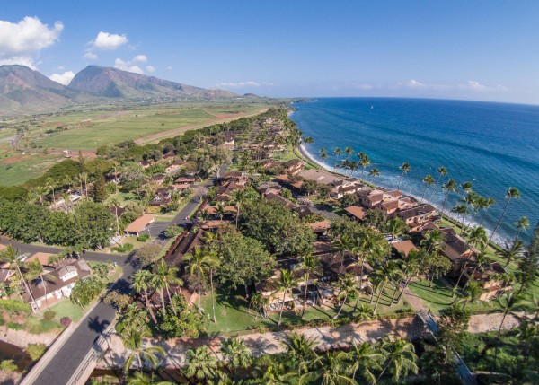 Puamana Aerial Coastline